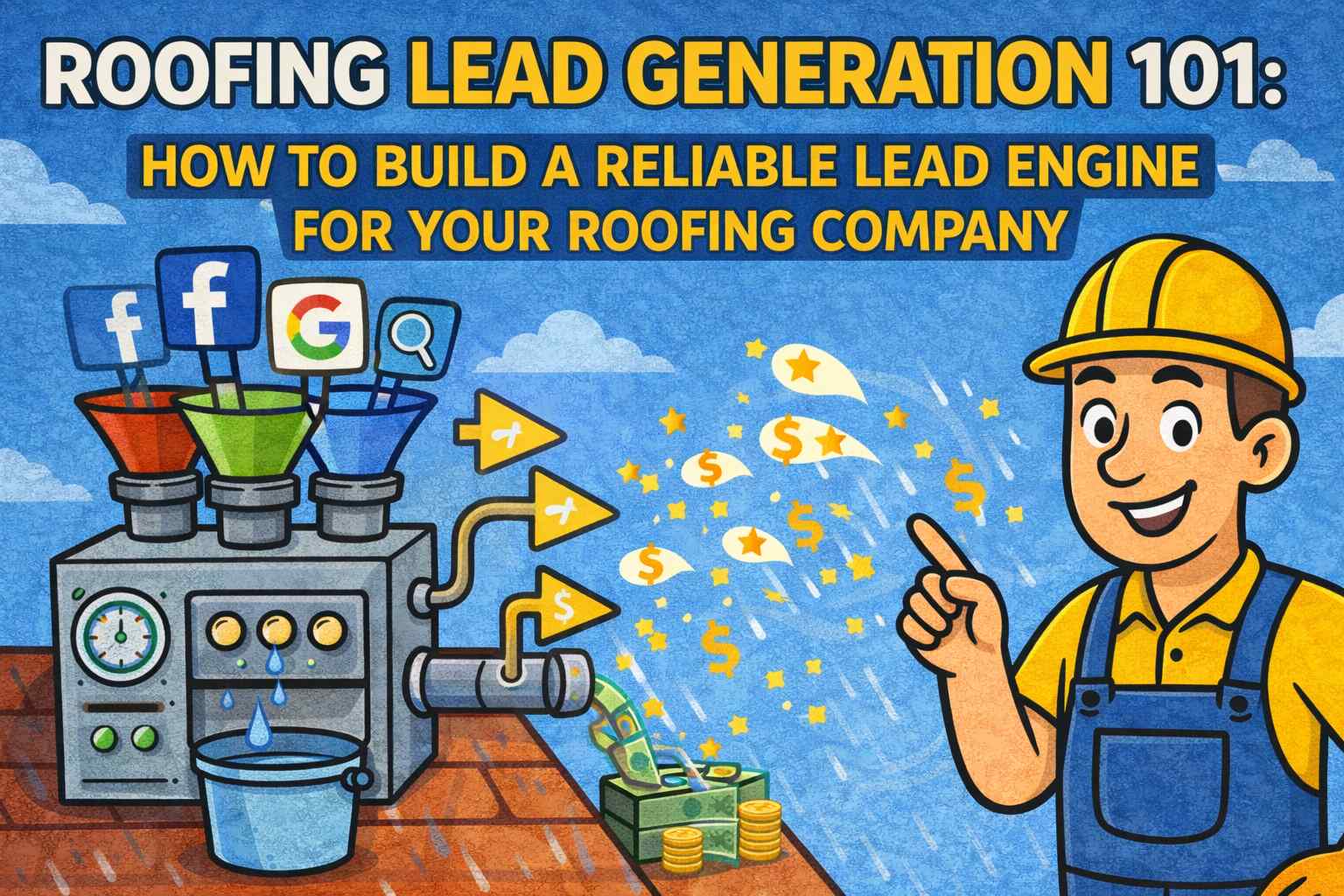 Roofing Lead Generation 101: How to Build a Reliable Lead Engine for Your Roofing Company