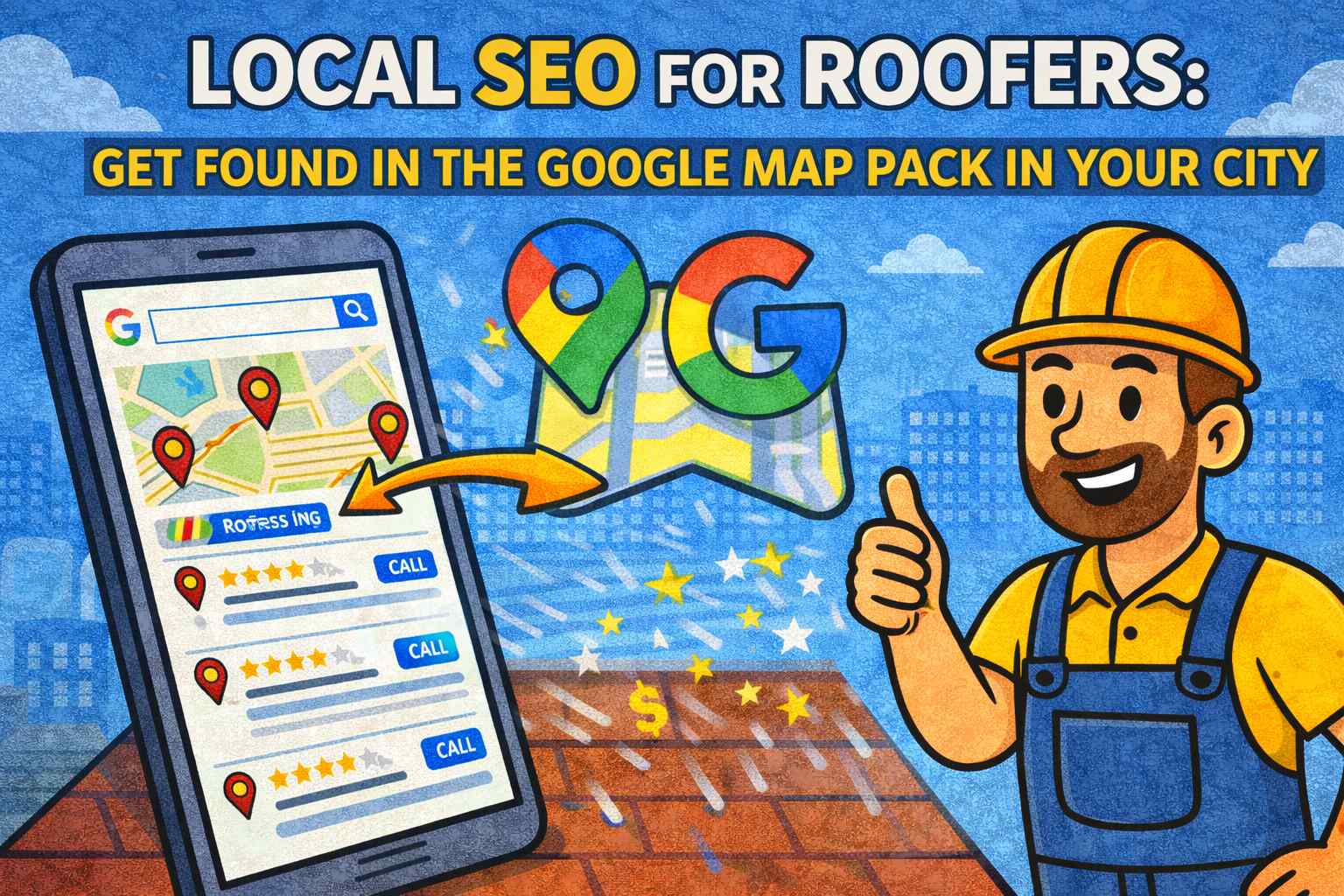 Local SEO for Roofers: Get Found in the Google Map Pack in Your City