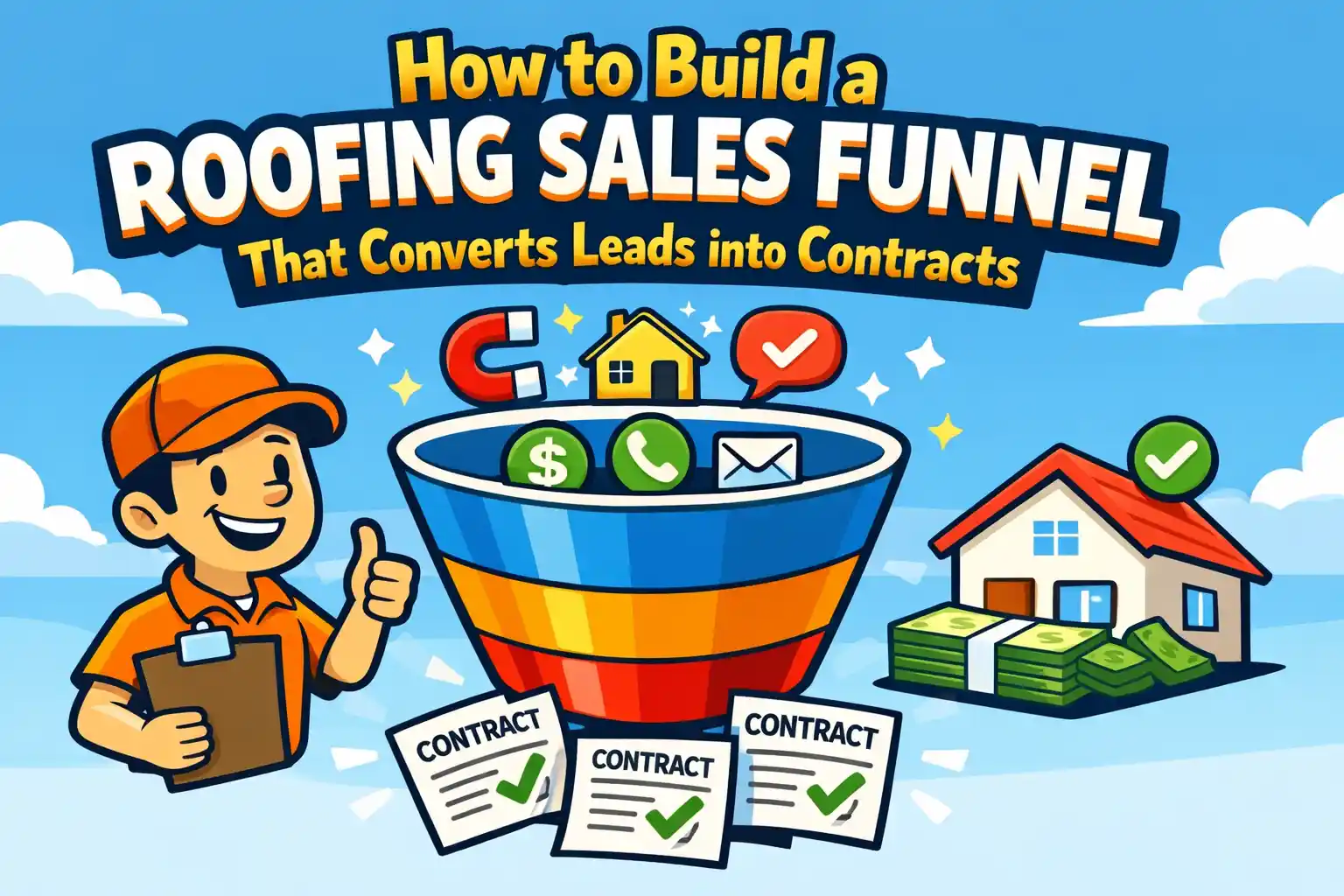 How to Build a Roofing Sales Funnel That Converts Leads into Contracts