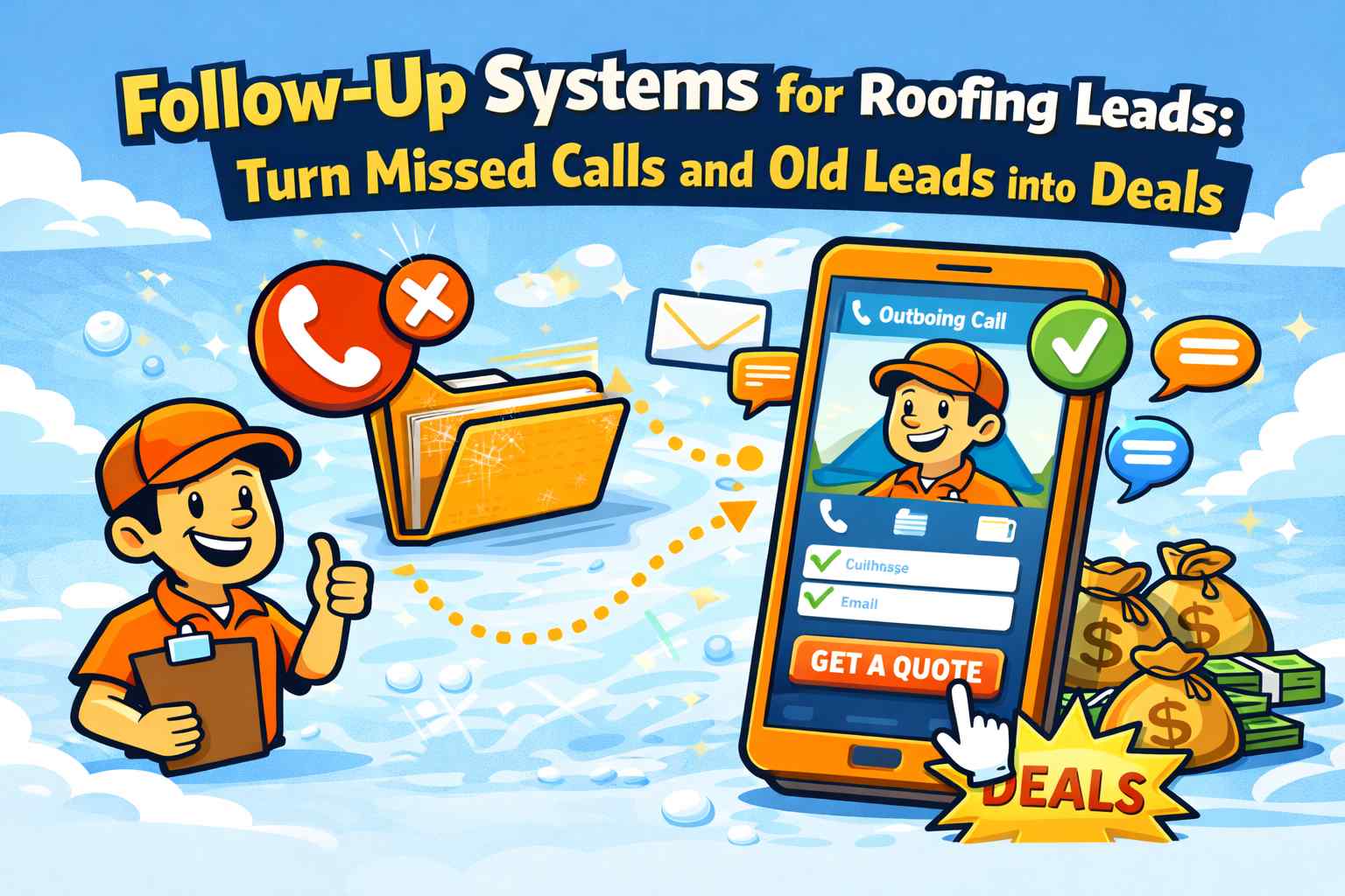 Follow-Up Systems for Roofing Leads: Turn Missed Calls and Old Leads into Deals